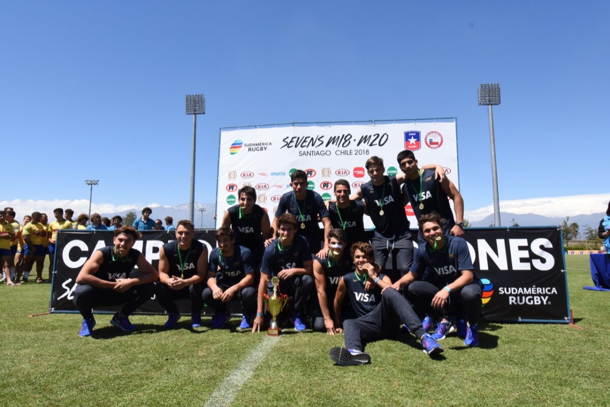 Argentina Campeón del Seven Sudamericano M18 UAR
